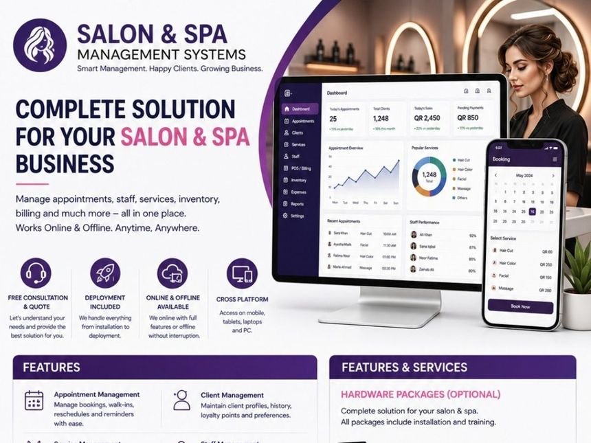 Salon & Spa POS system brochure